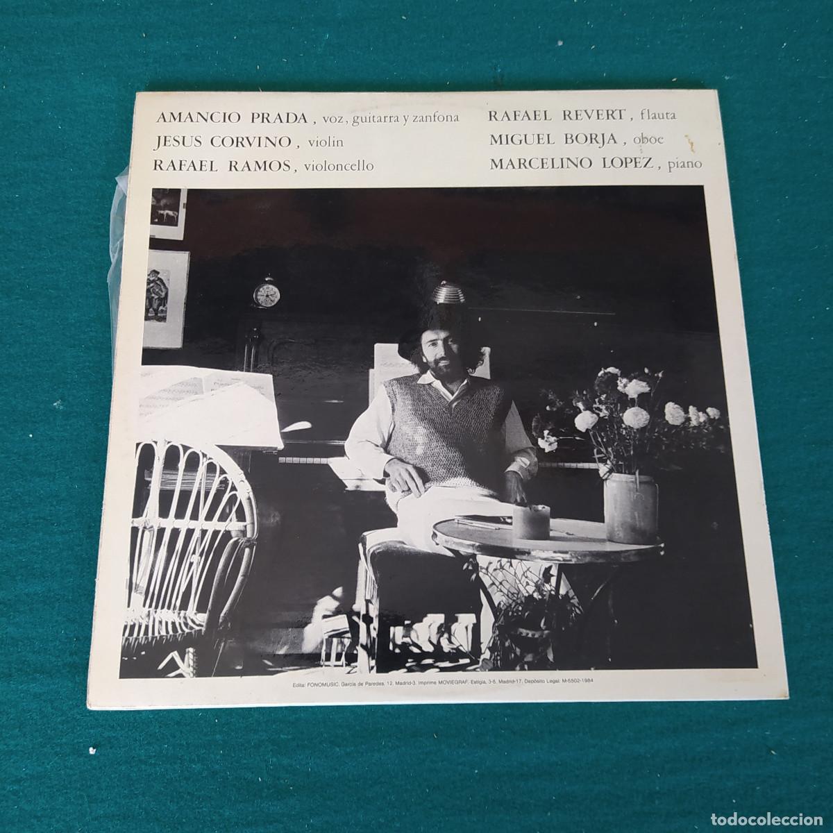 Discos de vinilo: Amancio Prada &ndash; Canciones De Amor Y Celda - Foto 2