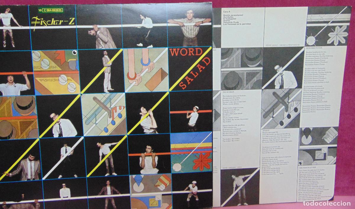 Discos de vinilo: Fischer-Z &ndash; Word Salad - LP 1979 - Foto 2