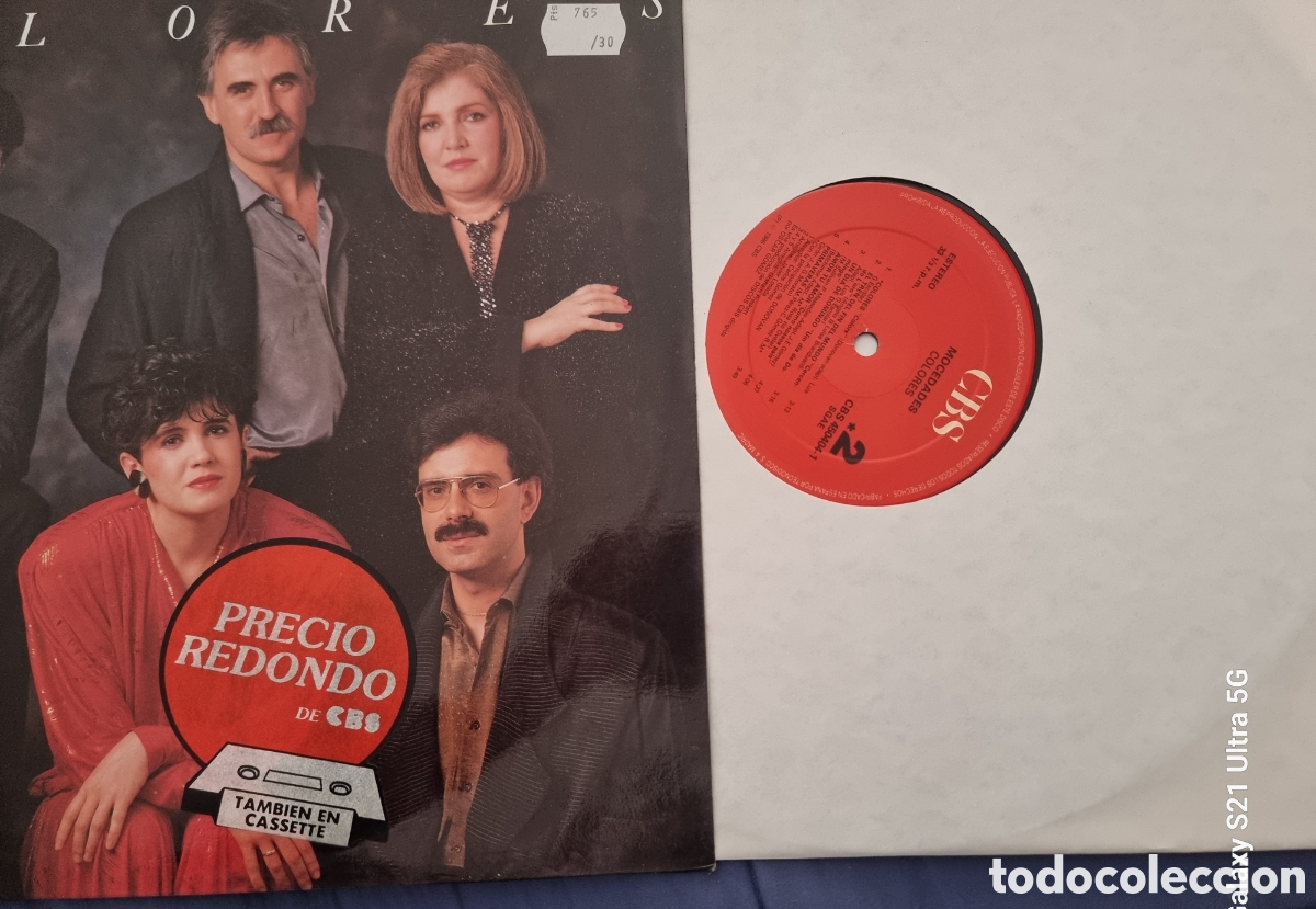 Discos de vinilo: MOCEDADES COLORES LP CBS 1986 - Foto 3