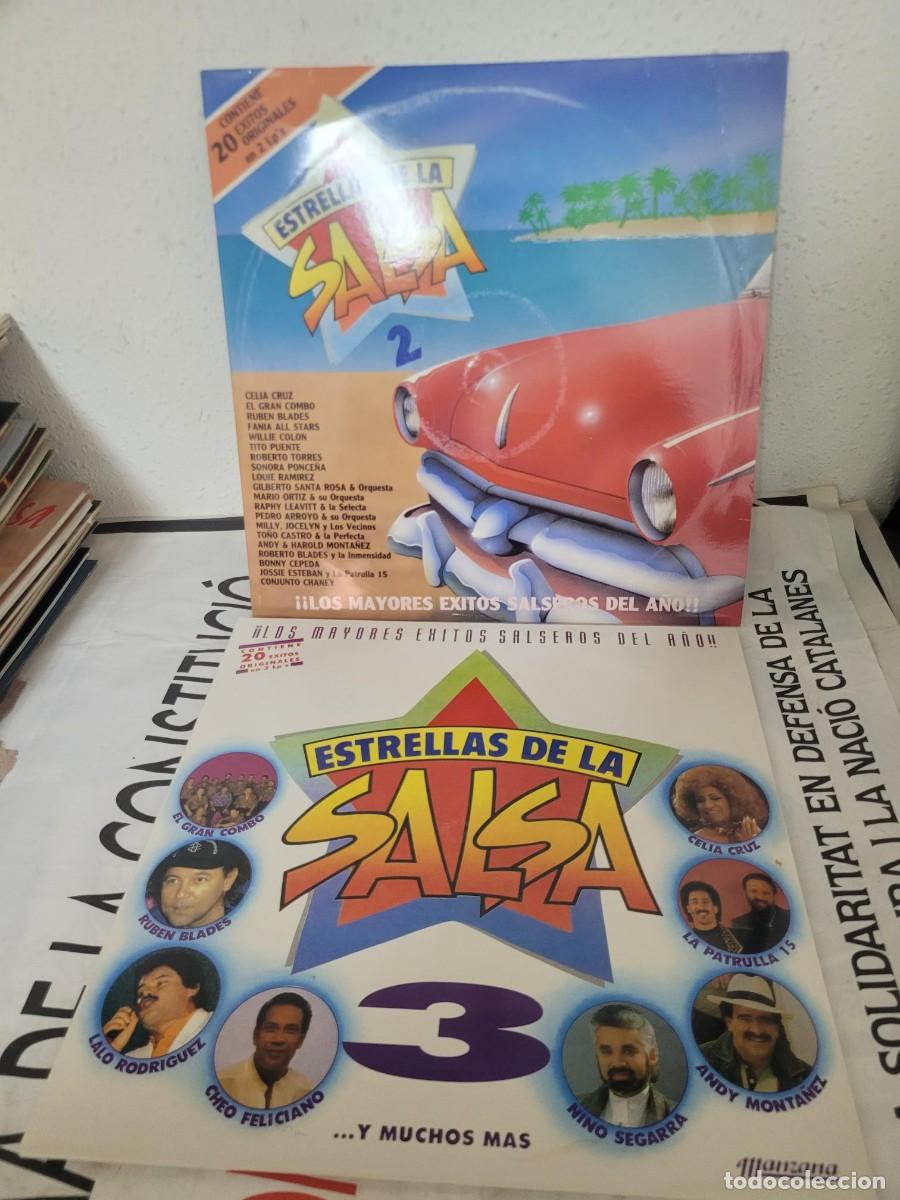 Discos de vinilo: Lote de 4 vinilos LP ESTRELLAS DE LA SALSA RC - Foto 1
