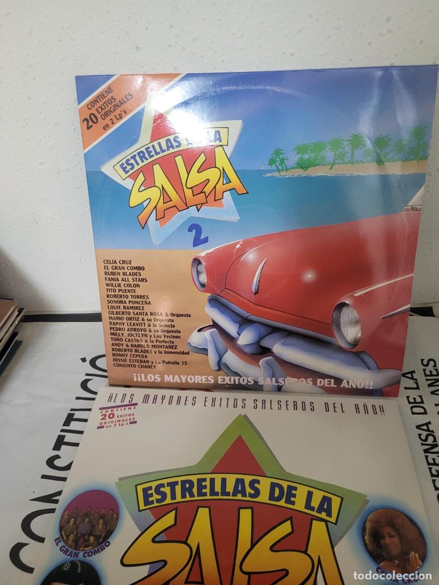 Discos de vinilo: Lote de 4 vinilos LP ESTRELLAS DE LA SALSA RC - Foto 3
