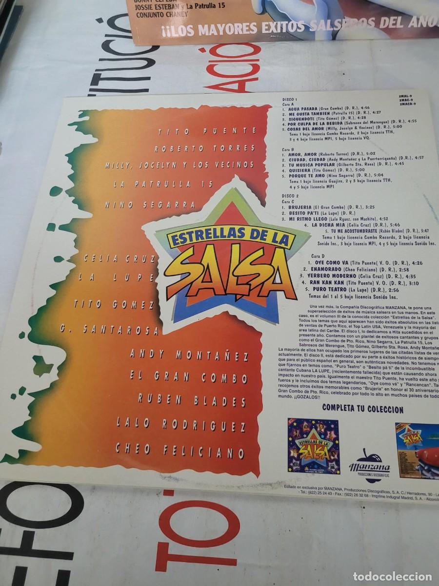 Discos de vinilo: Lote de 4 vinilos LP ESTRELLAS DE LA SALSA RC - Foto 4