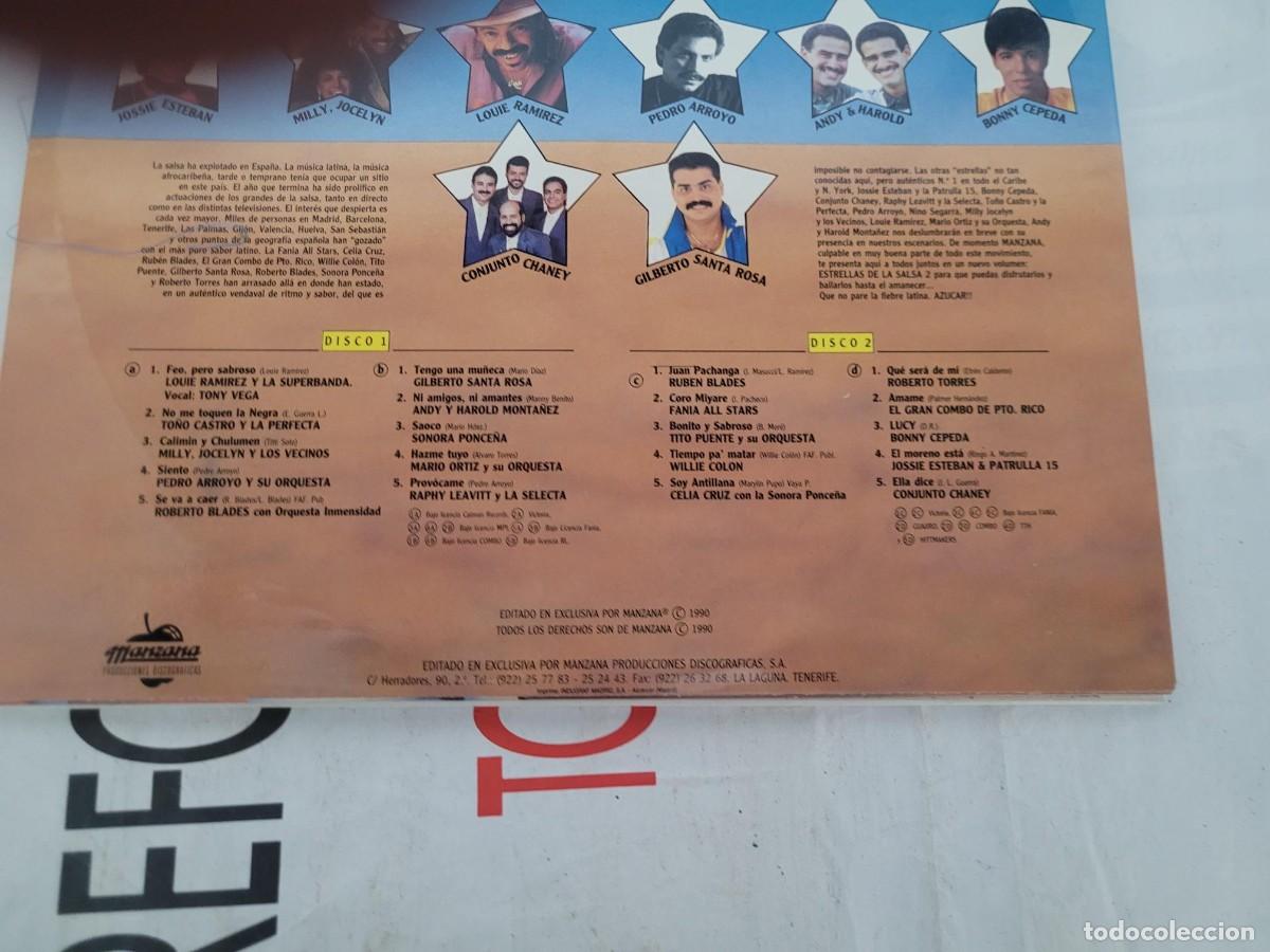 Discos de vinilo: Lote de 4 vinilos LP ESTRELLAS DE LA SALSA RC - Foto 5