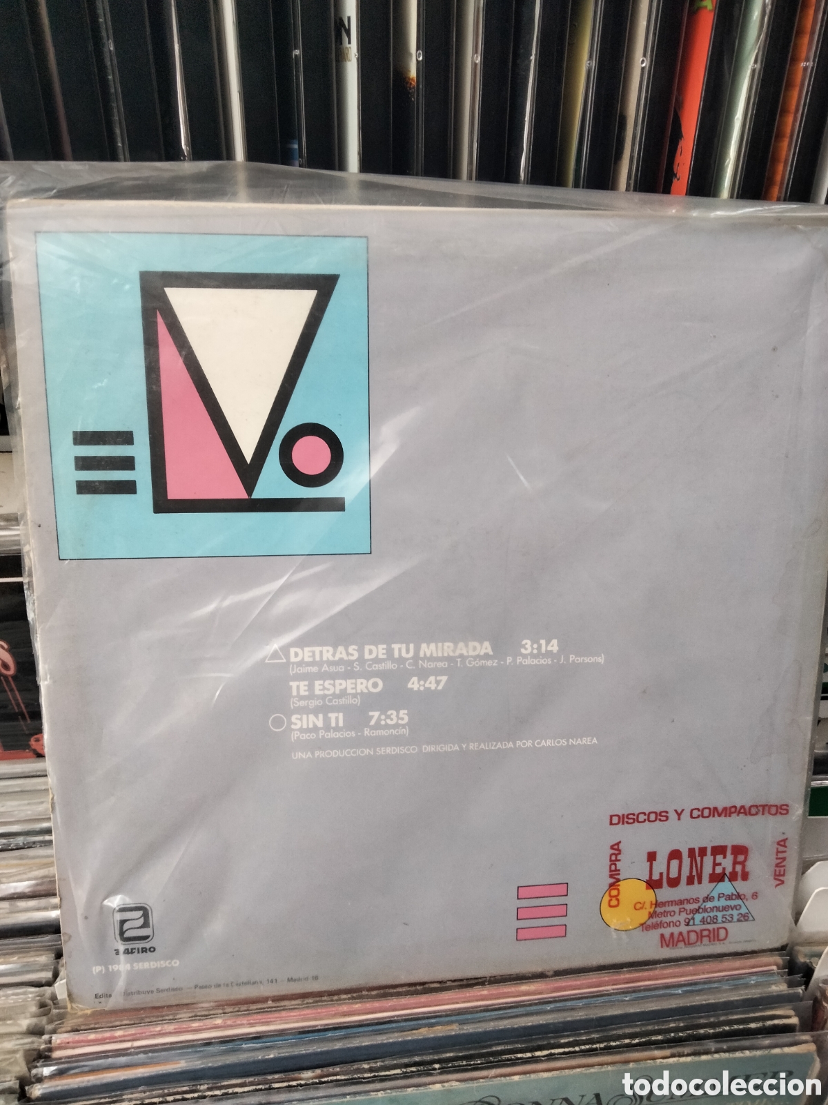 Discos de vinilo: Luz detr&aacute;s de tu mirada te espero sin ti - Foto 2