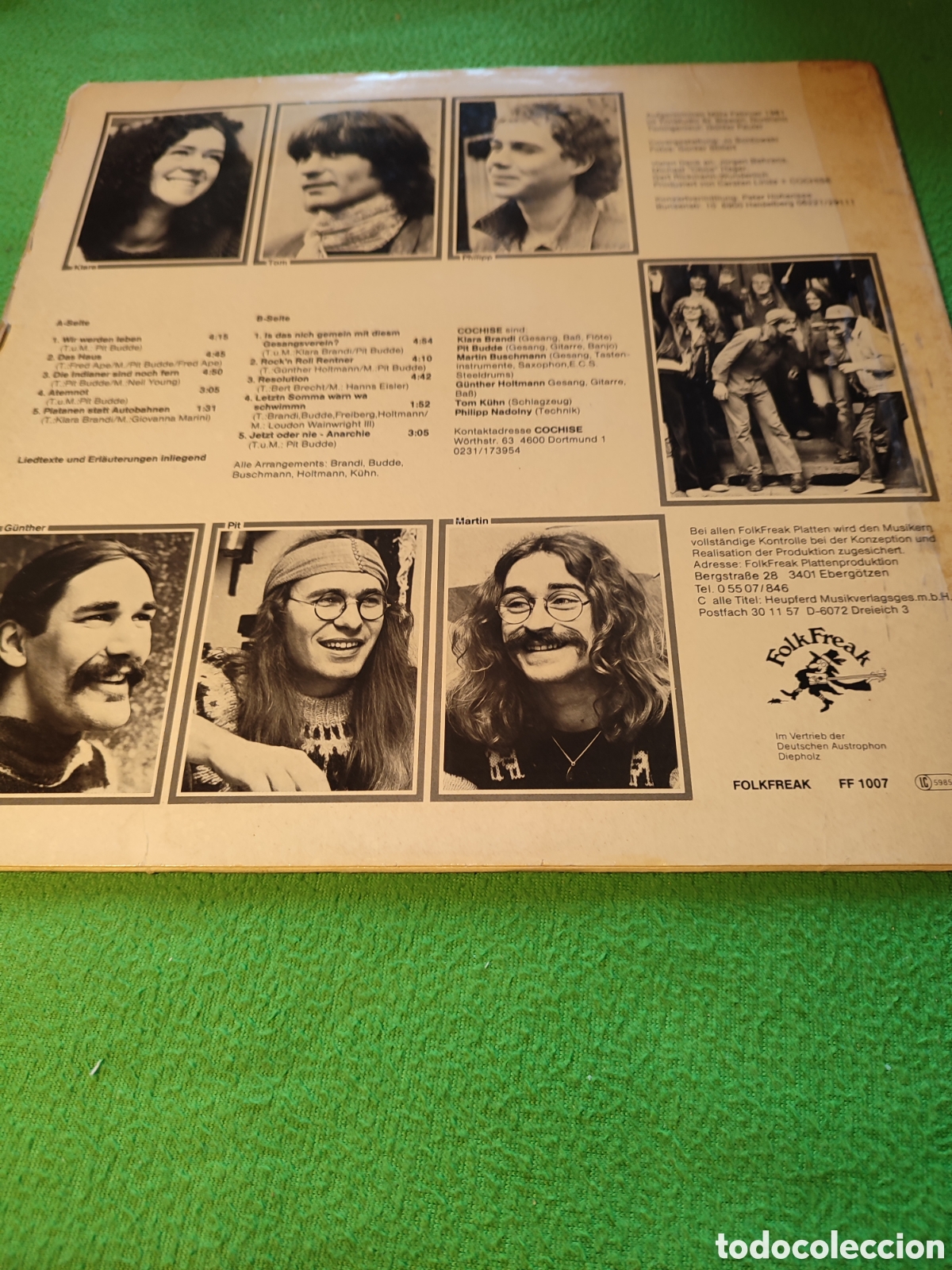 Discos de vinilo: Cochise - Wir werden leben - Foto 2