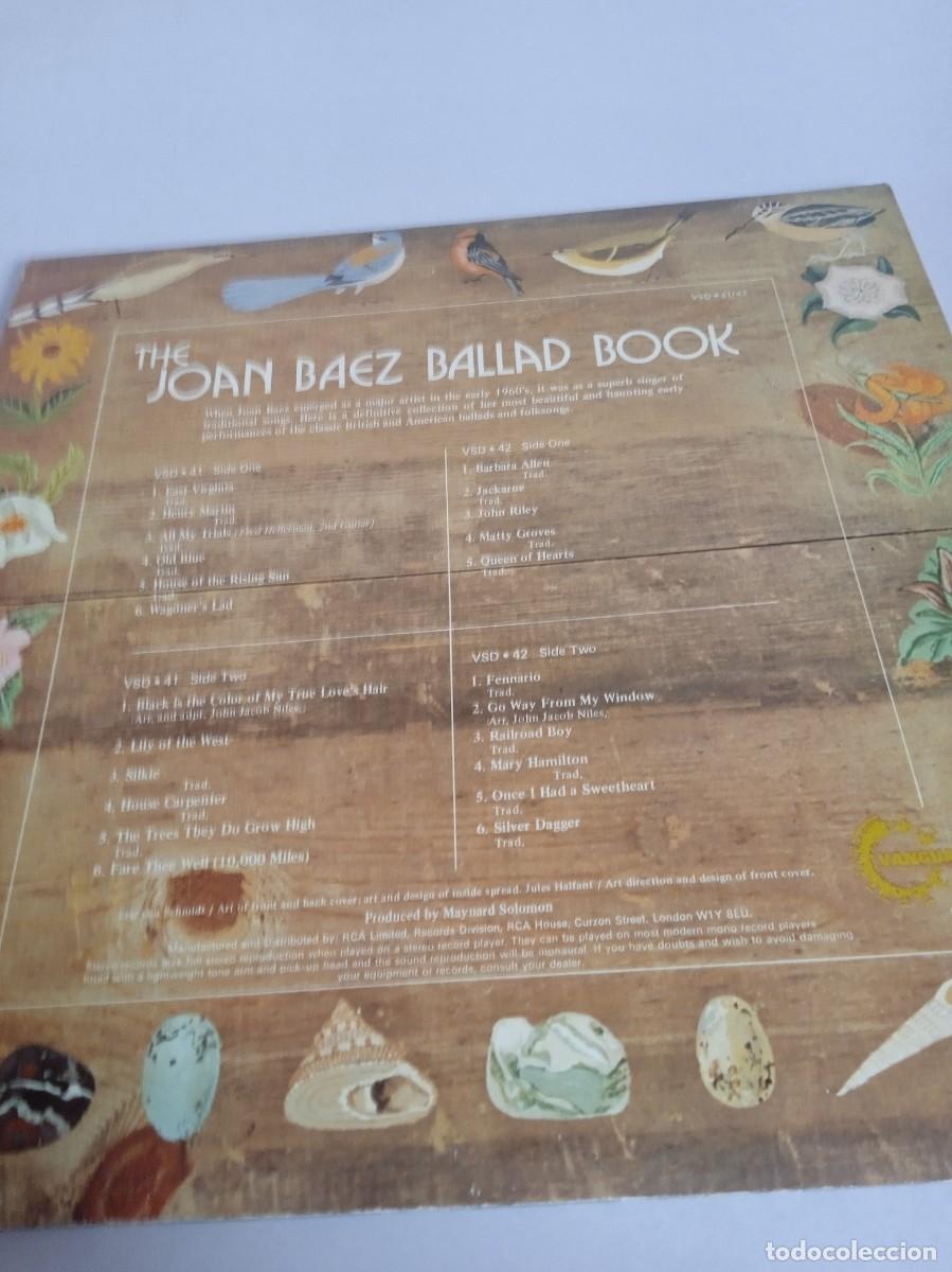 Discos de vinilo: JOAN BAEZ Ballad Book 2 Lps - Foto 2