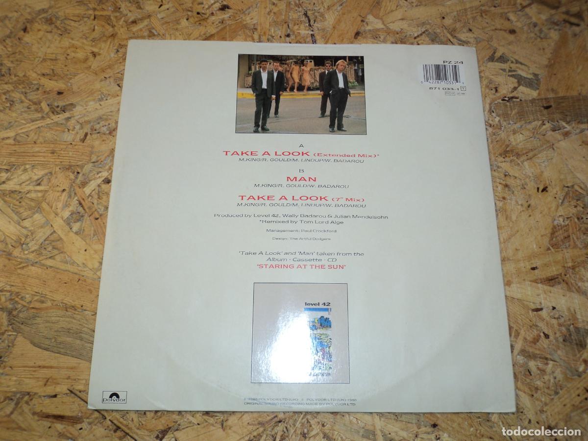 Discos de vinilo: LEVEL 42 - TAKE A LOOK - Foto 2