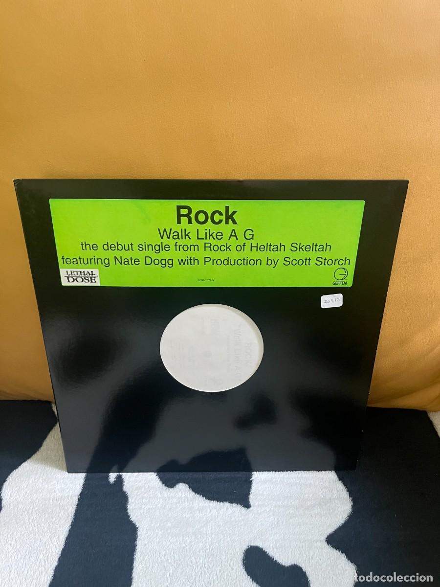 Discos de vinilo: Rock Featuring Nate Dogg &lrm;&ndash; Walk Like A G - Foto 1