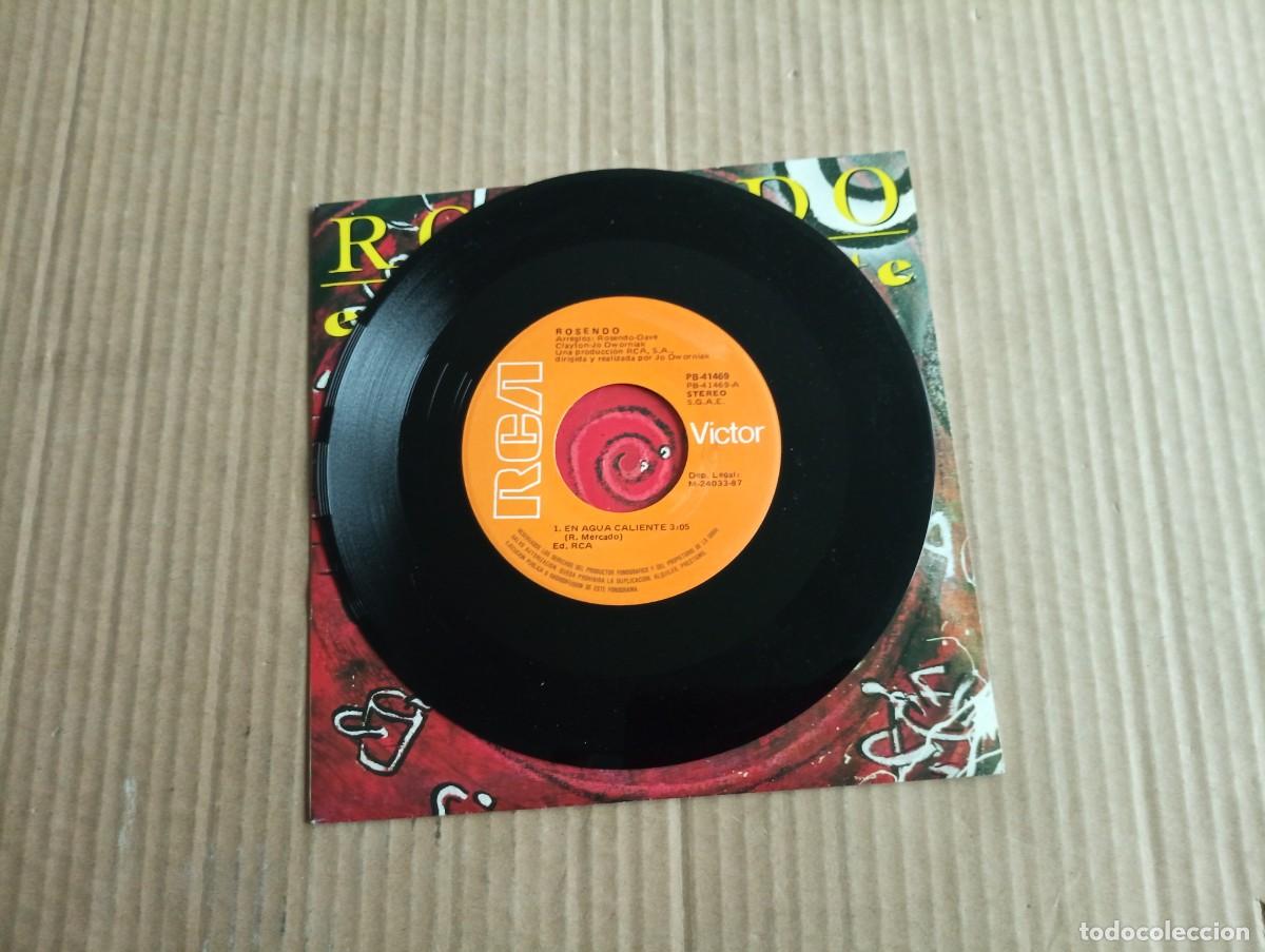 Discos de vinilo: ROSENDO - EN AGUA CALIENTE SINGLE 1987 - Foto 2