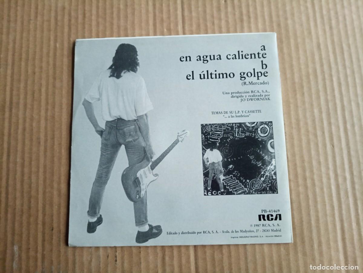 Discos de vinilo: ROSENDO - EN AGUA CALIENTE SINGLE 1987 - Foto 3