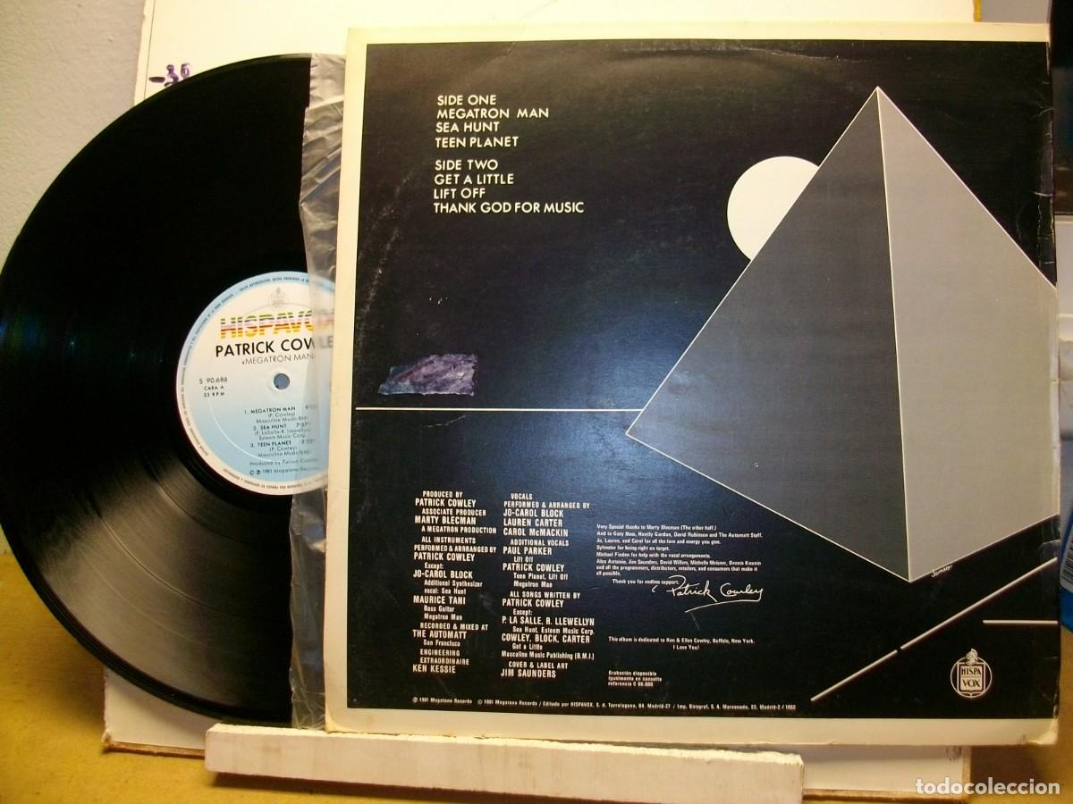 Discos de vinilo: Patrick Cowley &ndash; Megatron Man LP - Foto 2