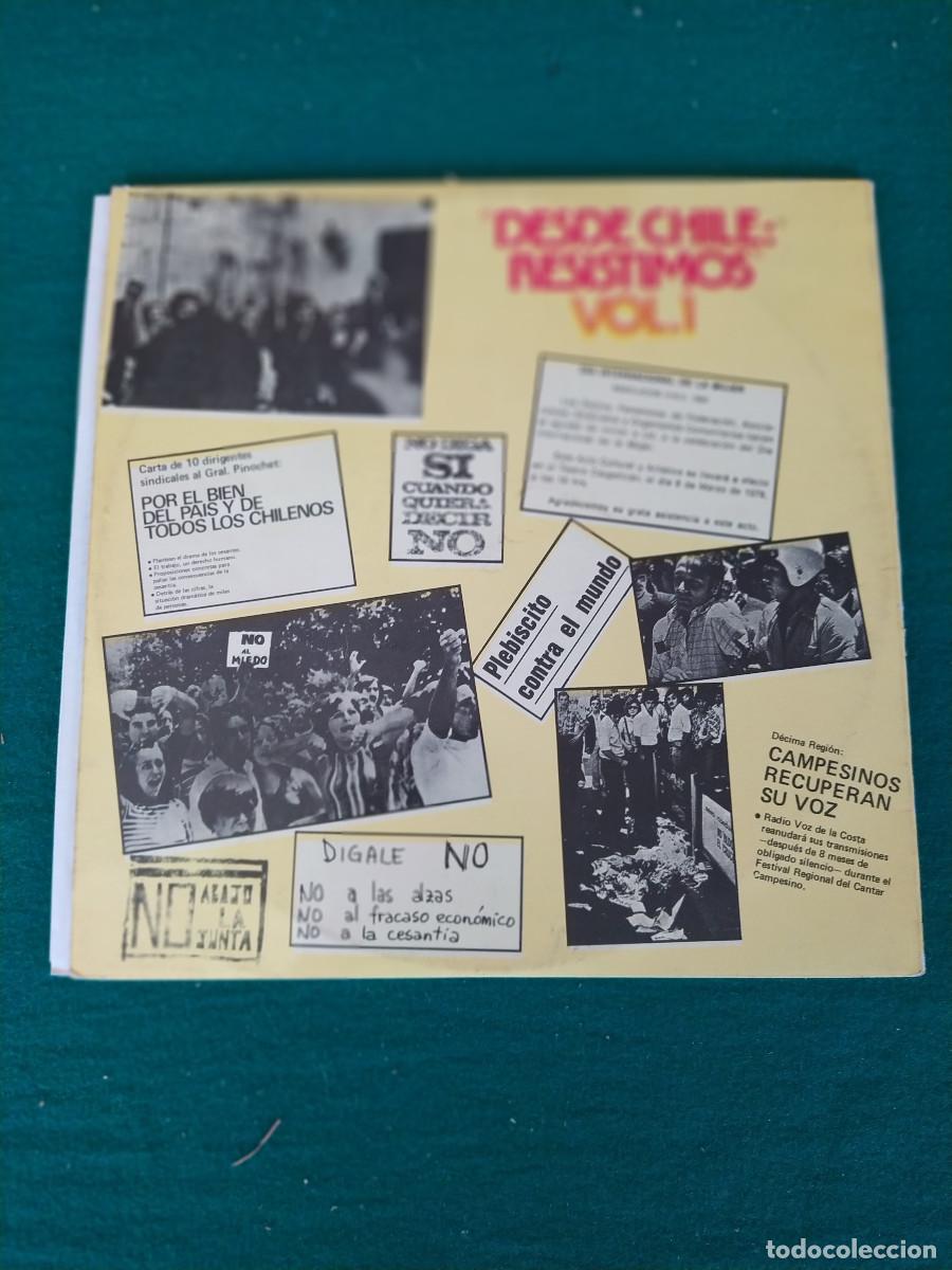 Discos de vinilo: Desde Chile: Resistimos Vol. 1 - Foto 2