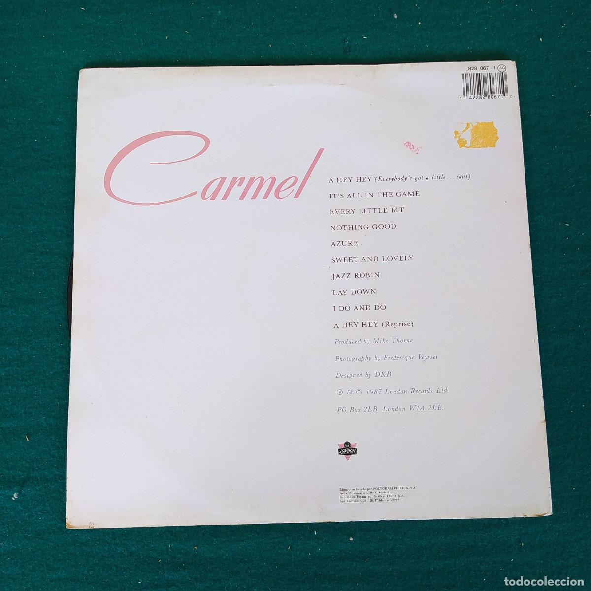 Discos de vinilo: Carmel &ndash; Everybodys Got A Little...Soul - Foto 2