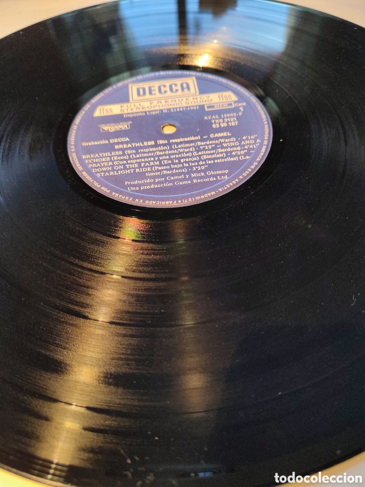 Discos de vinilo: Camel - Breathless Vinilo Lp - Foto 3