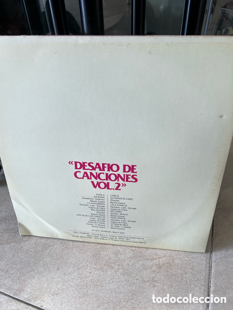 Discos de vinilo: Disco Manolo Caracol,Imperio de Triana - Foto 2