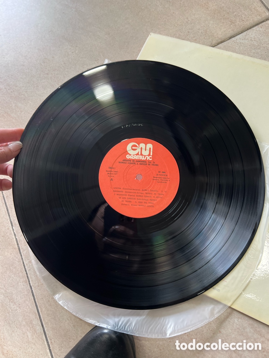 Discos de vinilo: Disco Manolo Caracol,Imperio de Triana - Foto 3