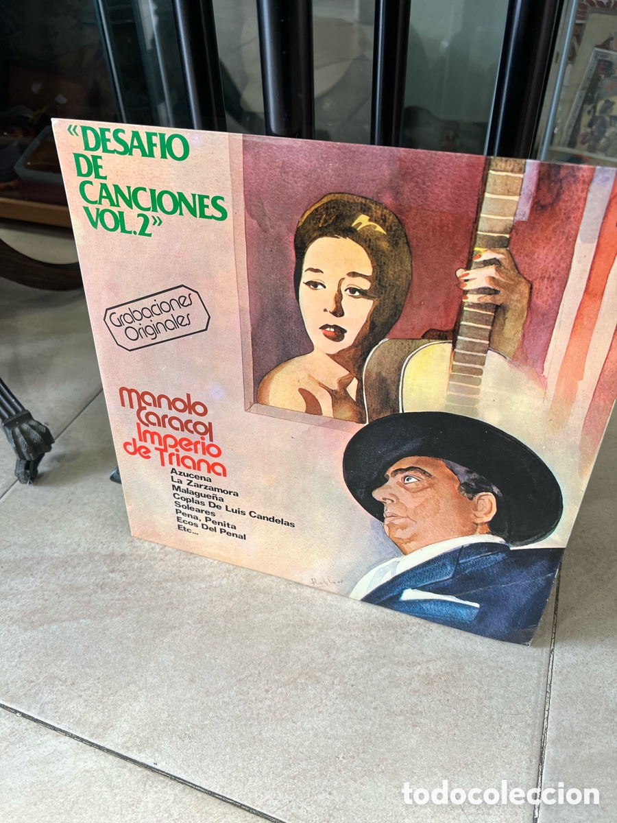 Discos de vinilo: Disco Manolo Caracol,Imperio de Triana - Foto 1
