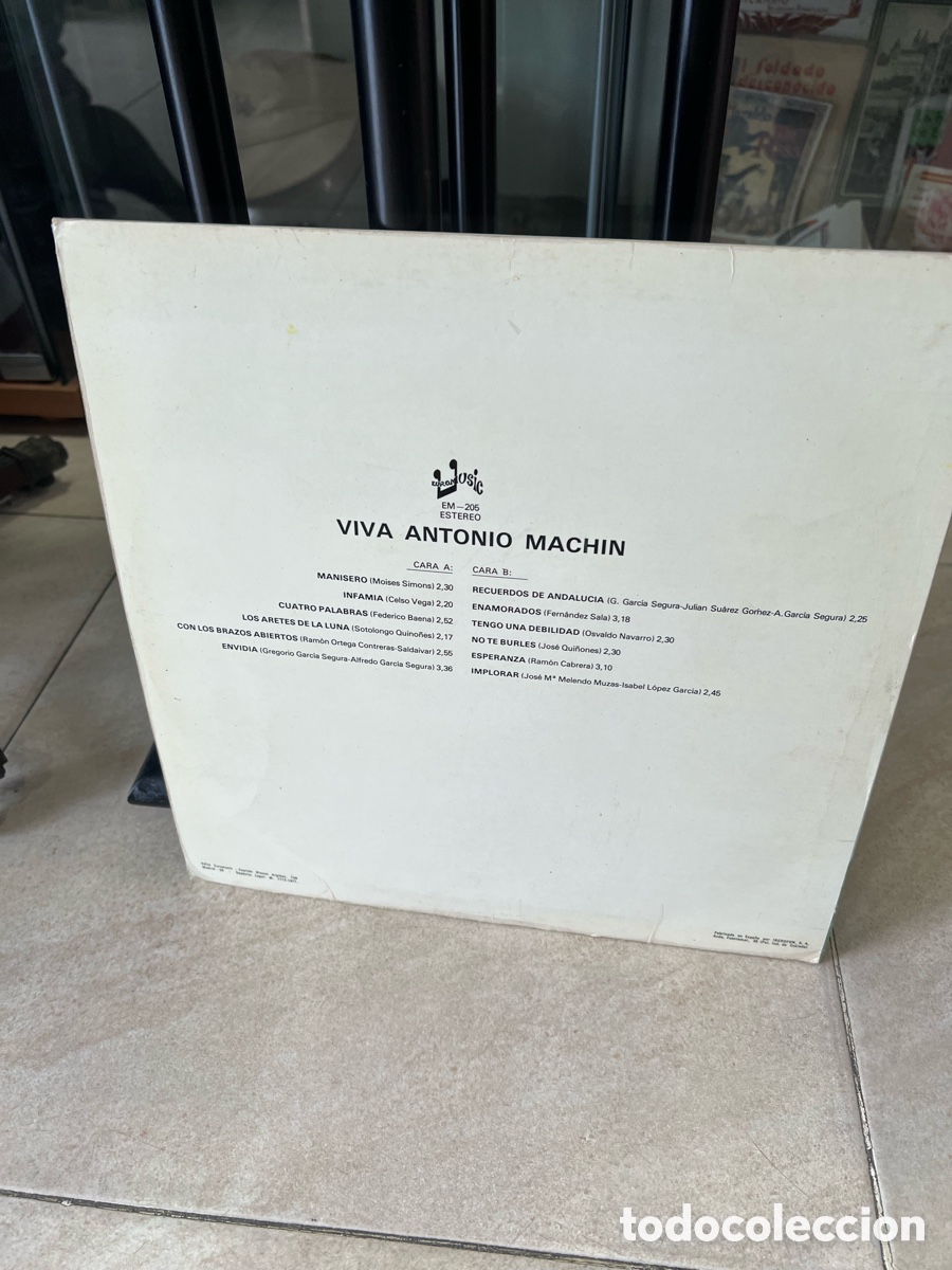 Discos de vinilo: Disco Antonio Machin - Foto 2