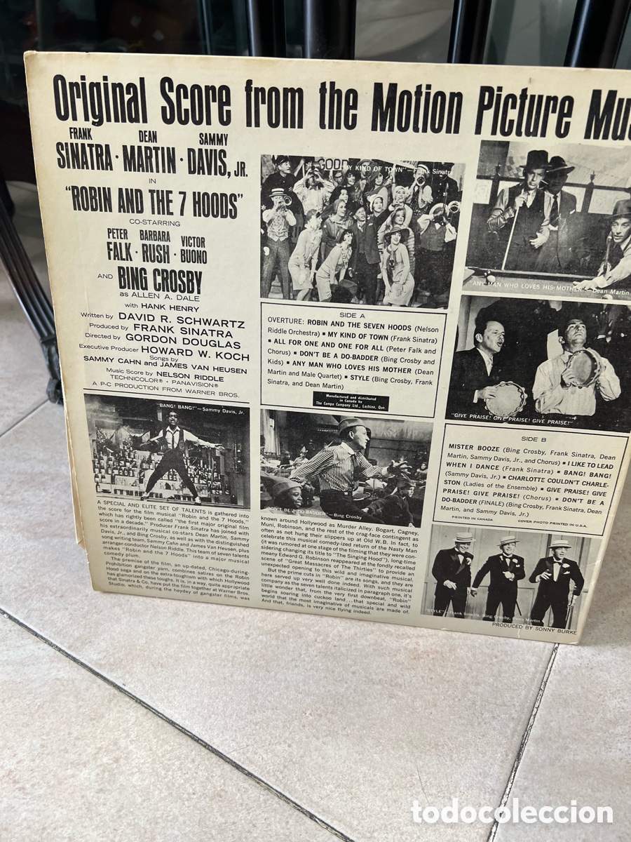 Discos de vinilo: Disco Robin and The Seven Hoods - Foto 2