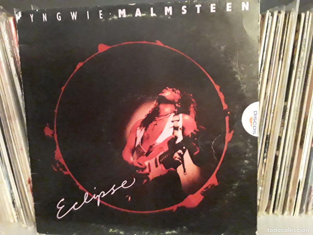 Discos de vinilo: Yngwie Malmsteen &lrm;&ndash; Eclipse - lp edic. spain 1990 - Foto 1