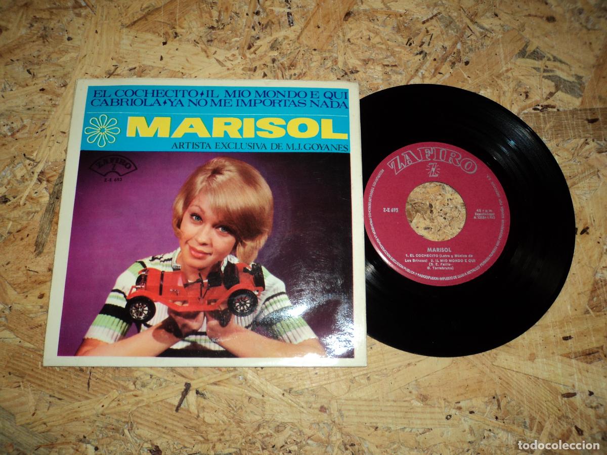 Discos de vinilo: MARISOL - CABRIOLA/ EL COCHECITO/ +2 - Foto 2