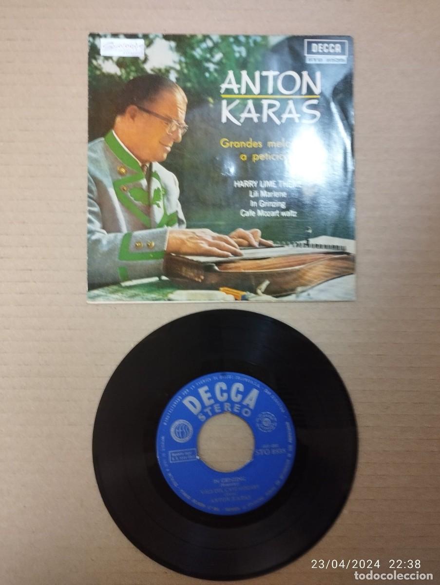 Discos de vinilo: ANTON KARAS - IN GRINZING - EP 1963 - Foto 1