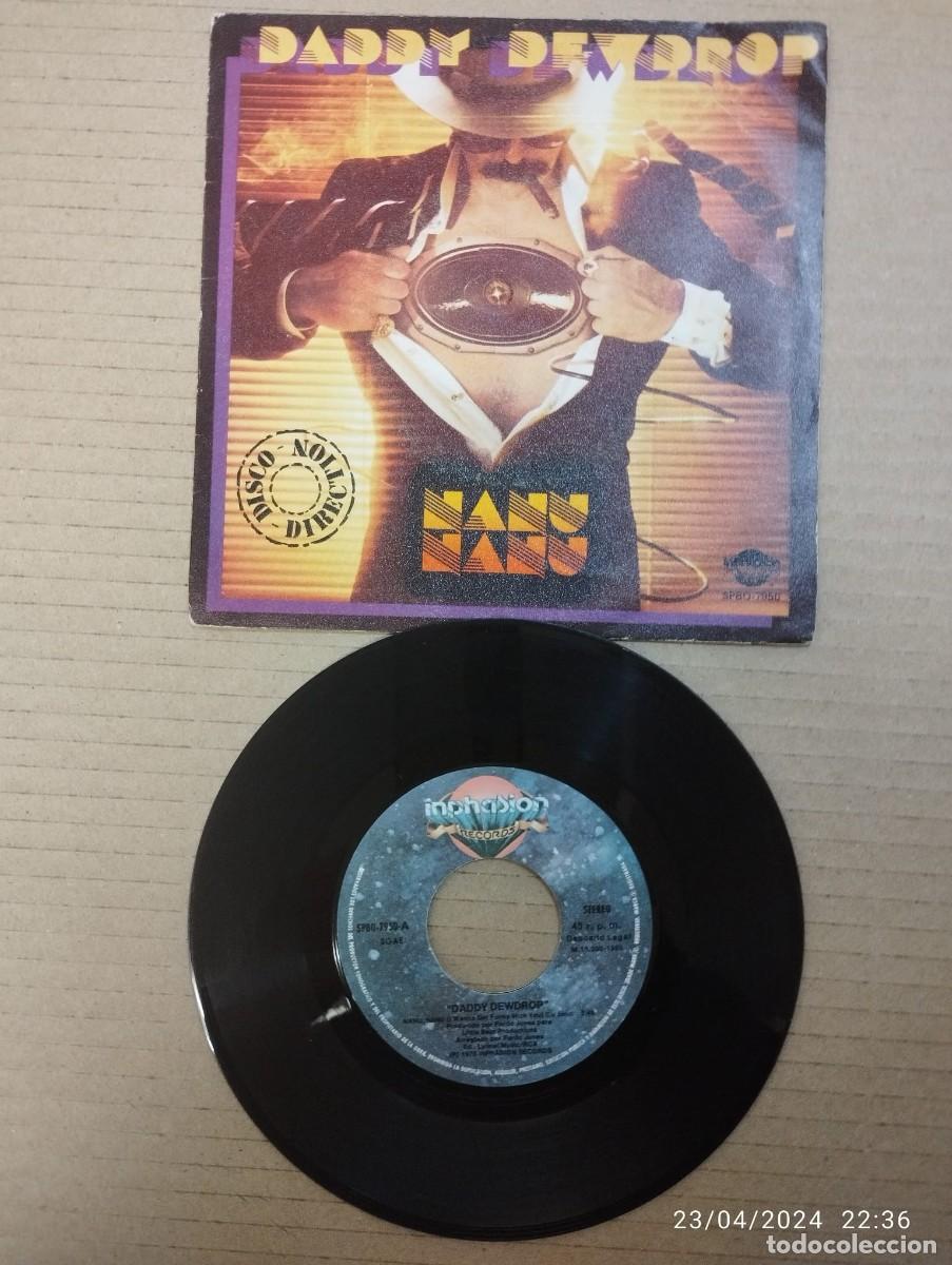 Discos de vinilo: DADDY DEWDROP - NANU, NANU - SINGLE 1980 - Foto 1