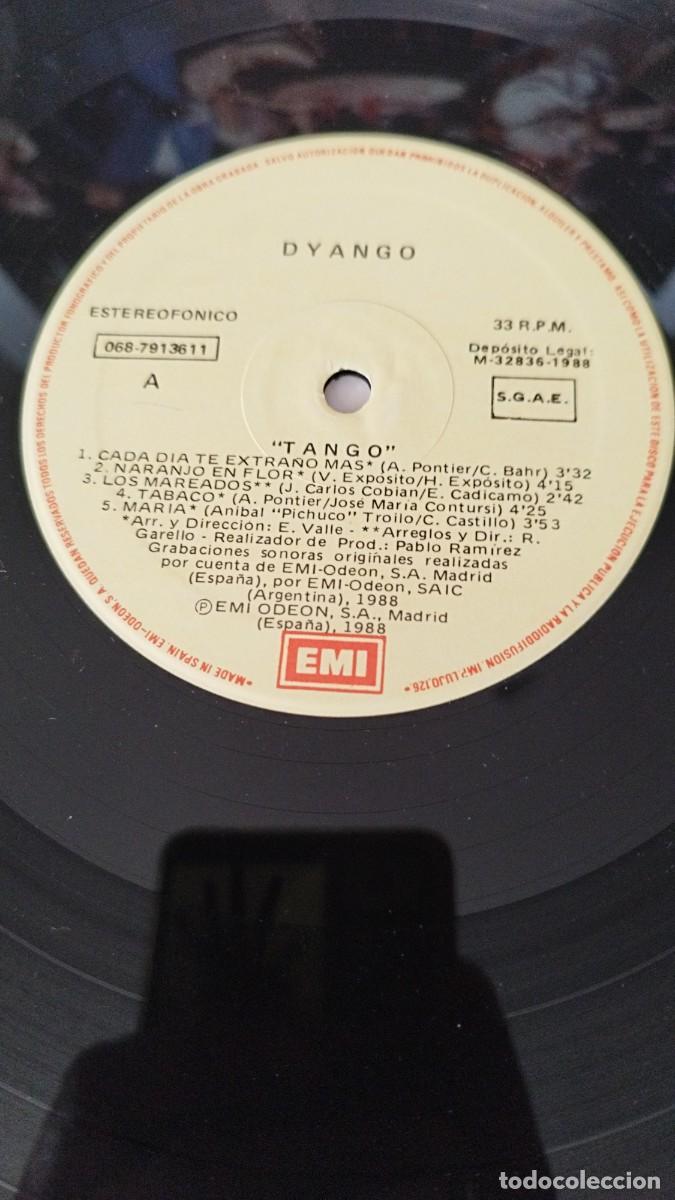 Discos de vinilo: Dyango, Tango.Vinilo Lp en muy buen estado - Foto 2