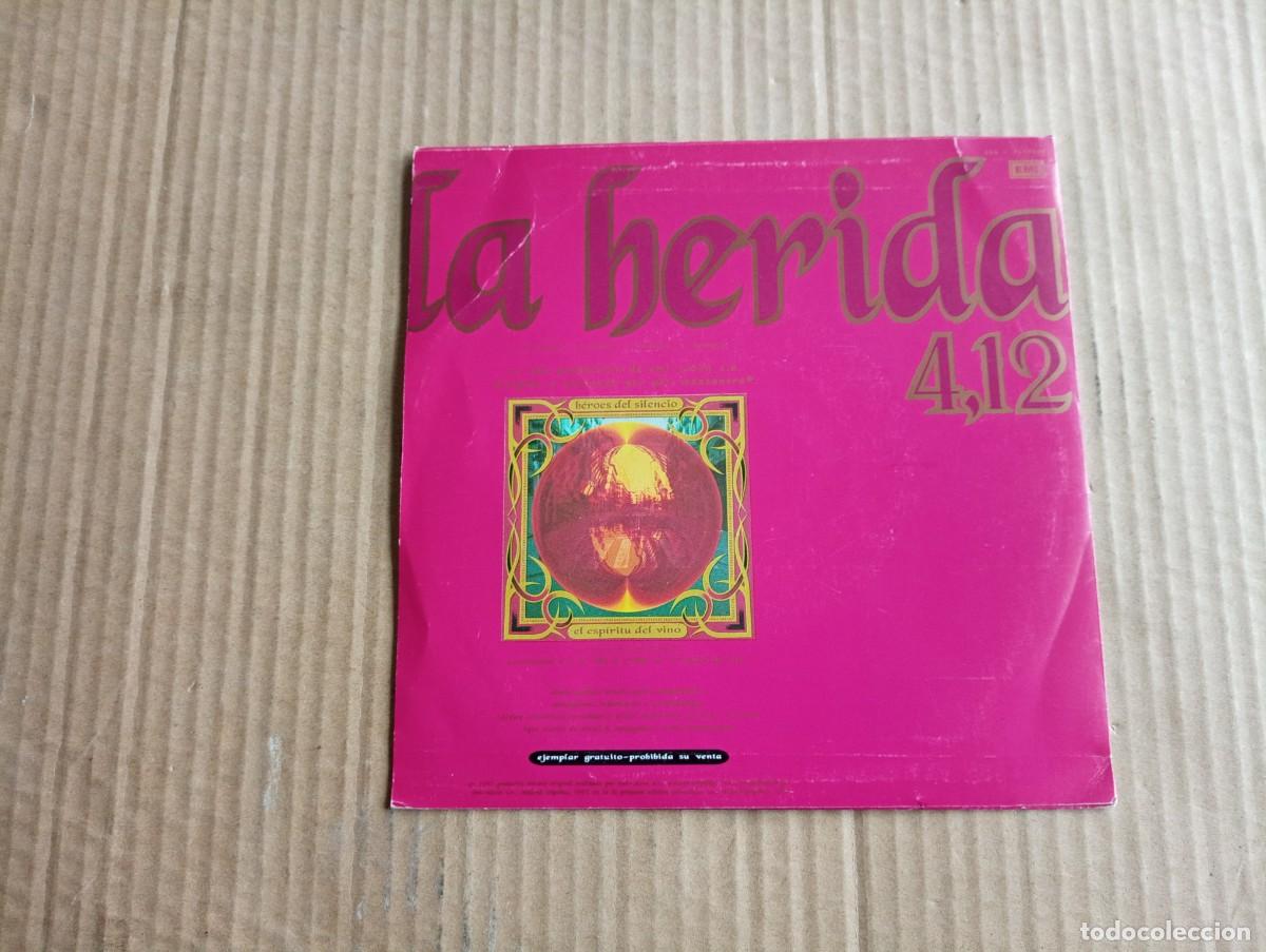 Discos de vinilo: HEROES DEL SILENCIO - LA HERIDA SINGLE 1993 - Foto 3