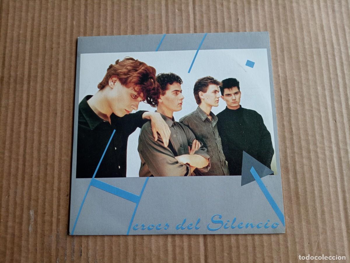 Discos de vinilo: HEROES DEL SILENCIO - HEROE DE LEYENDA SINGLE 1987 DARK POST PUNK - Foto 1