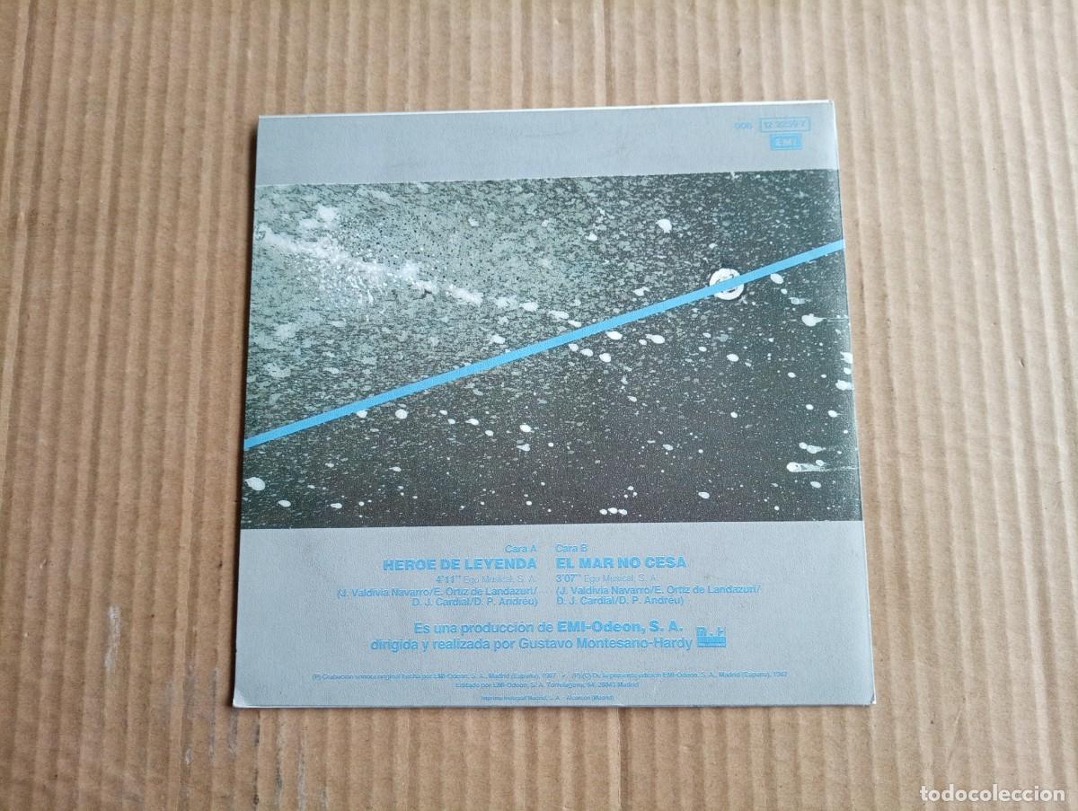 Discos de vinilo: HEROES DEL SILENCIO - HEROE DE LEYENDA SINGLE 1987 DARK POST PUNK - Foto 3