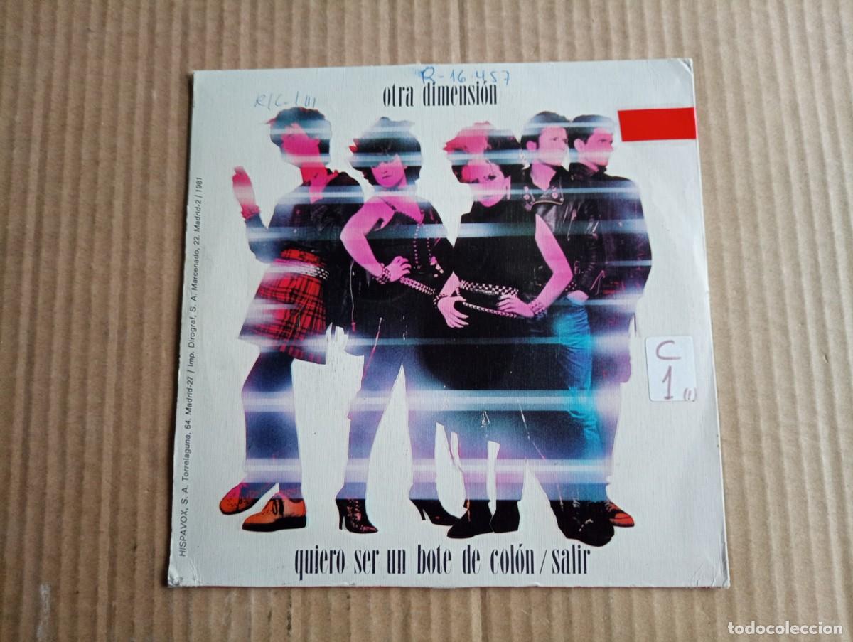 Discos de vinilo: ALASKA Y LOS PEGAMOIDES - OTRA DIMENSION SINGLE 1981 - Foto 4