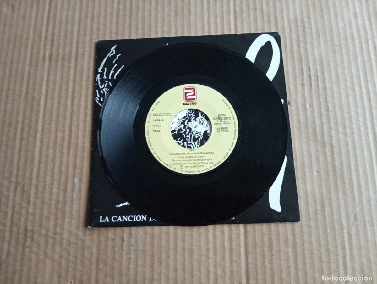 Discos de vinilo: 091 - LA CANCION DEL ESPANTAPAJAROS SINGLE 1991 - Foto 2