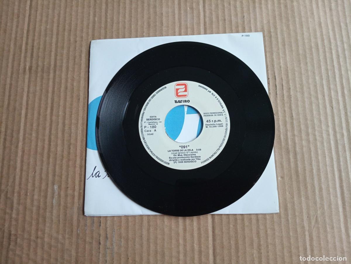 Discos de vinilo: 091 - LA TORRE DE LA VELA SINGLE 1988 - Foto 2
