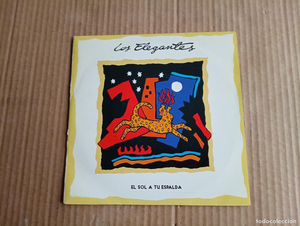 Discos de vinilo: LOS ELEGANTES - EL SOL A TU ESPALDA SINGLE 1991 - Foto 1