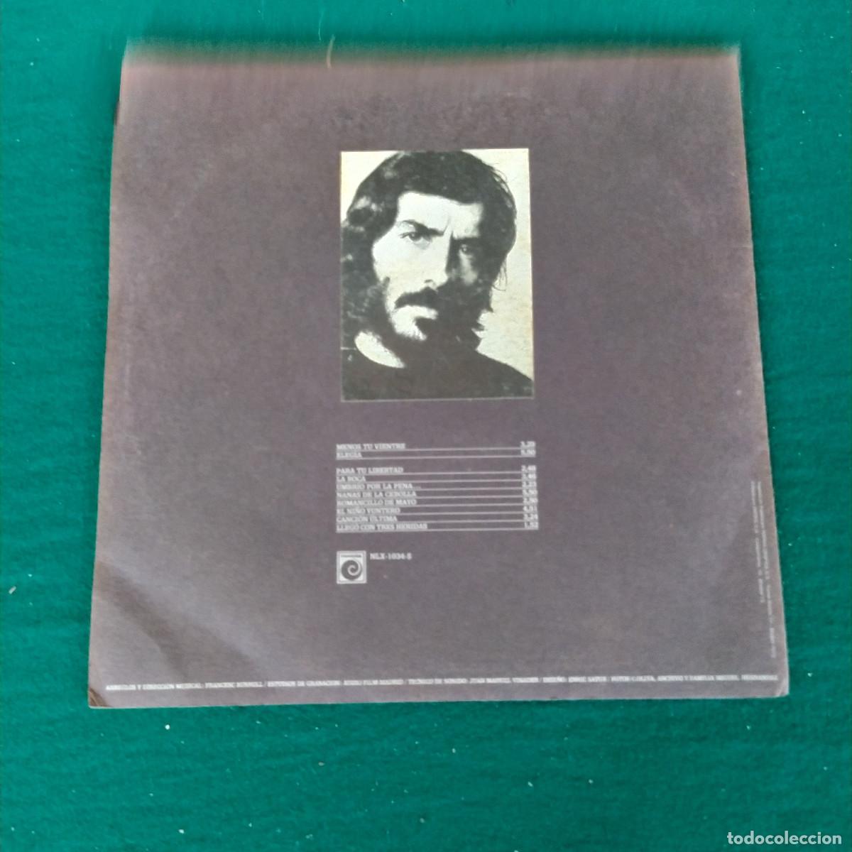 Discos de vinilo: Joan Manuel Serrat &ndash; Miguel Hernandez - Foto 2