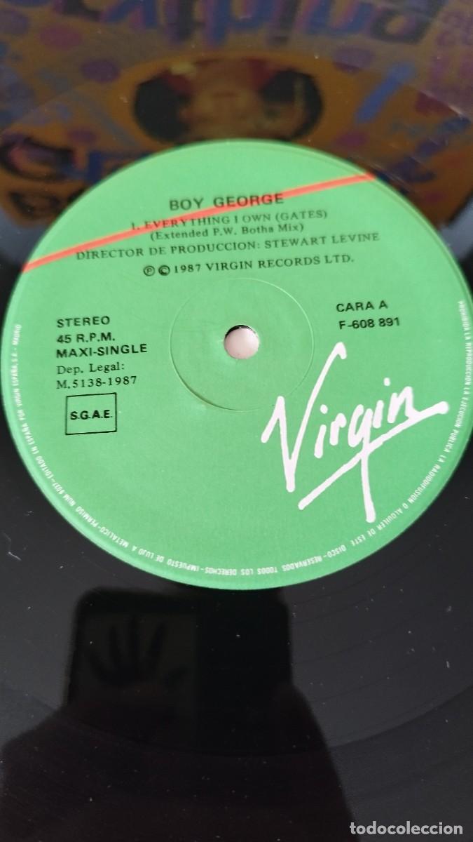Discos de vinilo: Boy George &ndash; Everything I Own.Vinilo Maxi Single - Foto 2