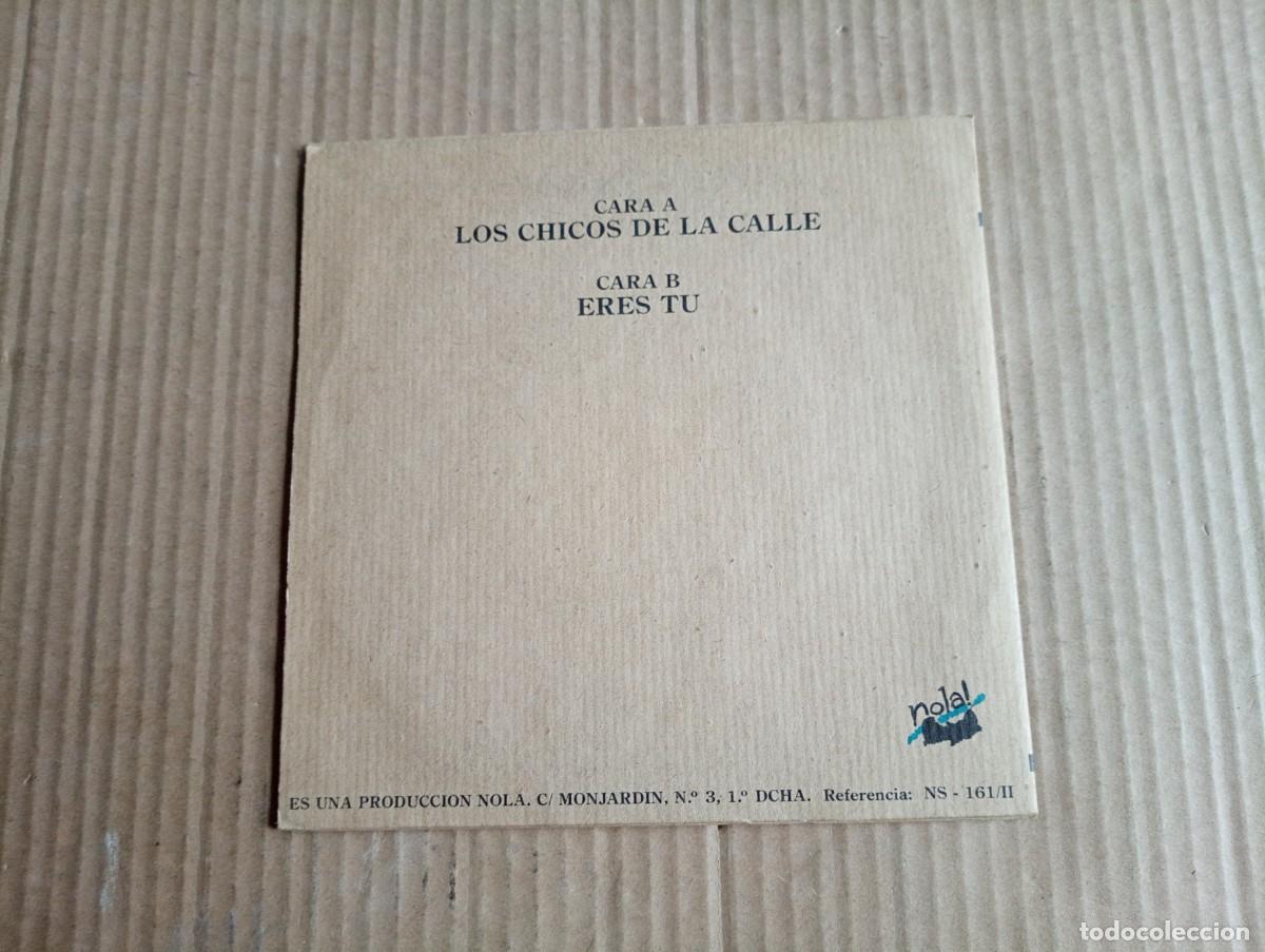 Discos de vinilo: LOS SCOOTERS - LOS CHICOS DE LA CALLE SINGLE 1988 - Foto 3