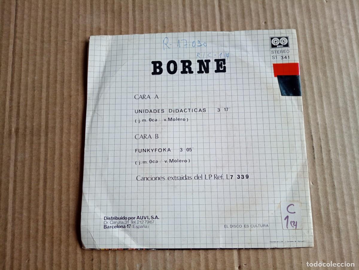 Discos de vinilo: BORNE - UNIDADES DIDACTICAS SINGLE 1982 - Foto 3