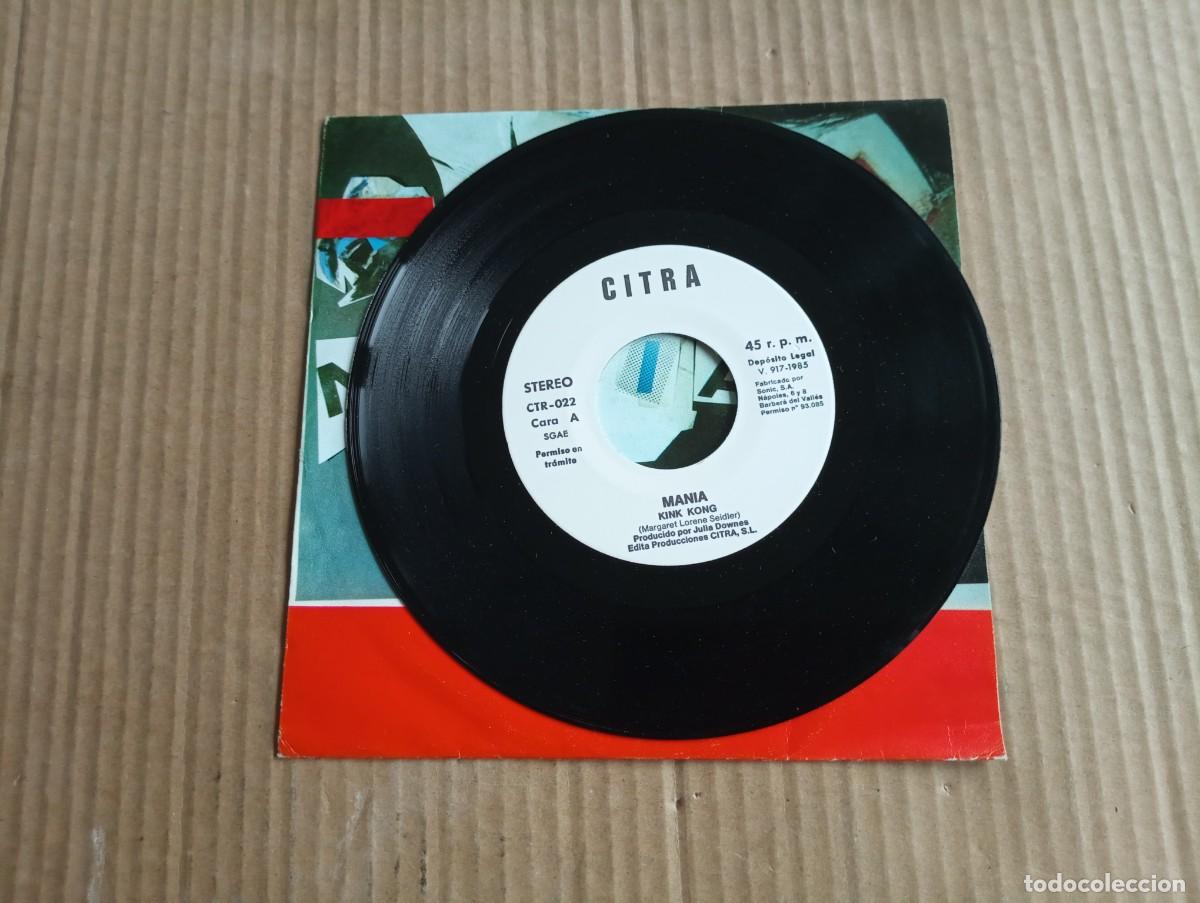 Discos de vinilo: MANIA - KING KONG SINGLE 1985 - Foto 2