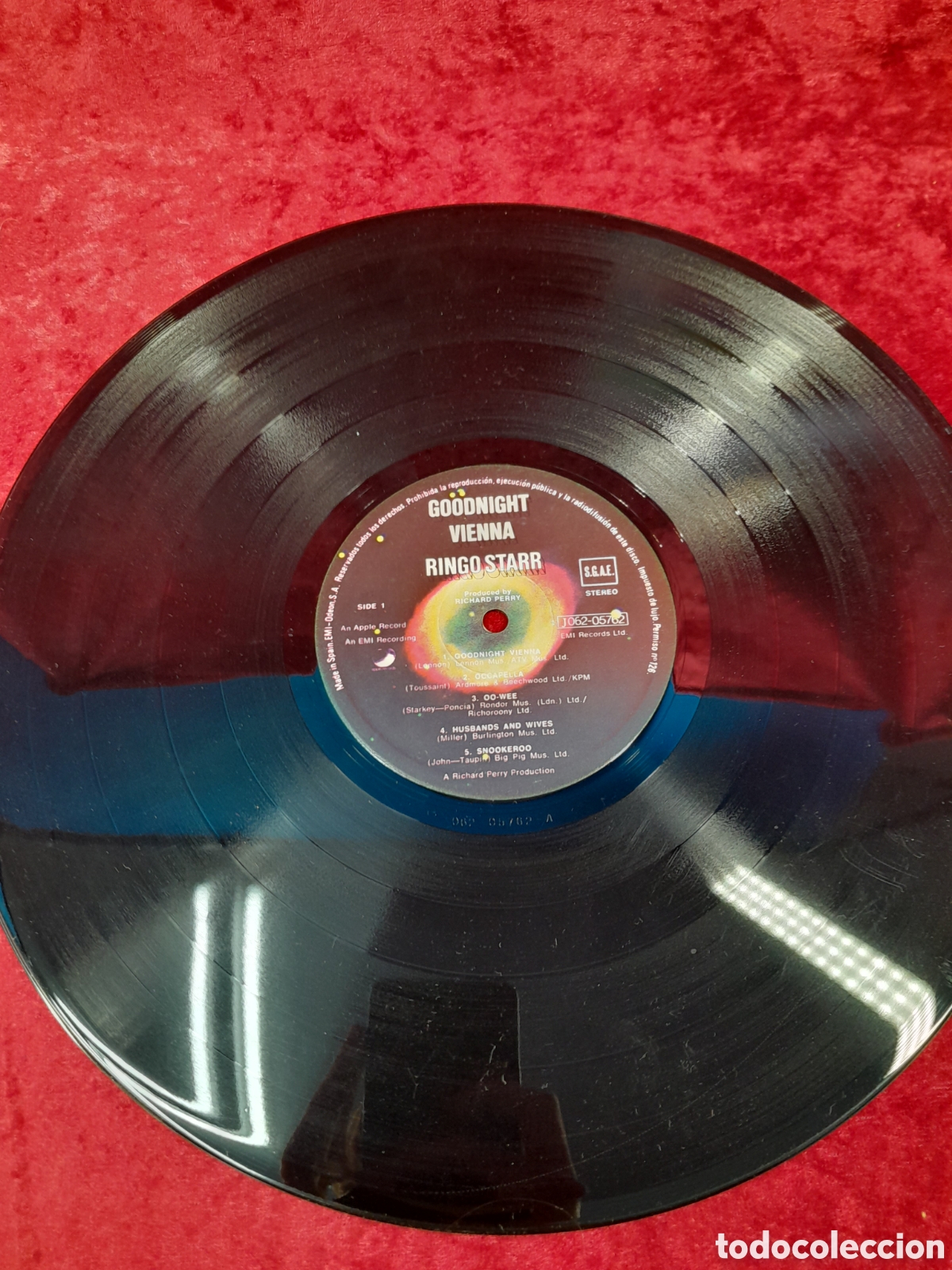 Discos de vinilo: LP-95. RINGO STAR. GOODNIGHT VIENNA. EMI-ODEON. - Foto 3