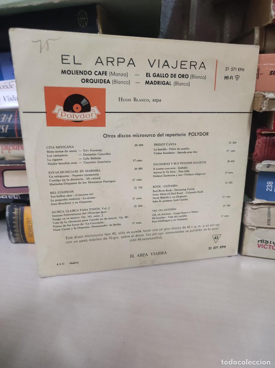 Discos de vinilo: Hugo Blanco &ndash; El Arpa Viajera - Foto 2