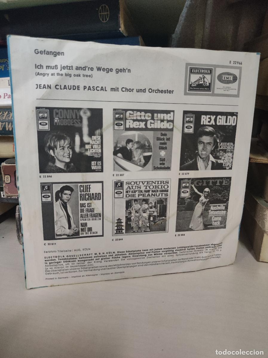 Discos de vinilo: Jean Claude Pascal &ndash; Gefangen - Foto 2
