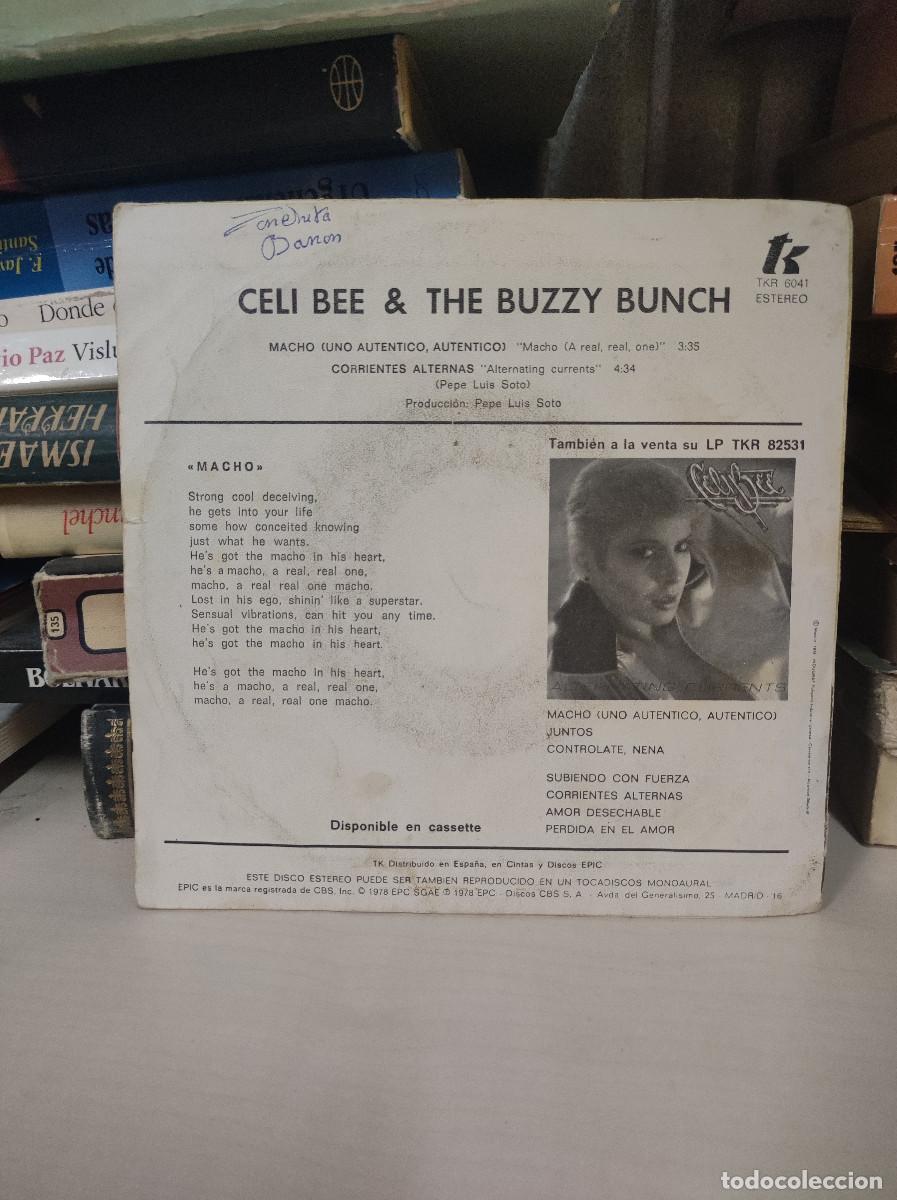 Discos de vinilo: CELI BEE & THE BUZZY BUNCH MACHO - Foto 2