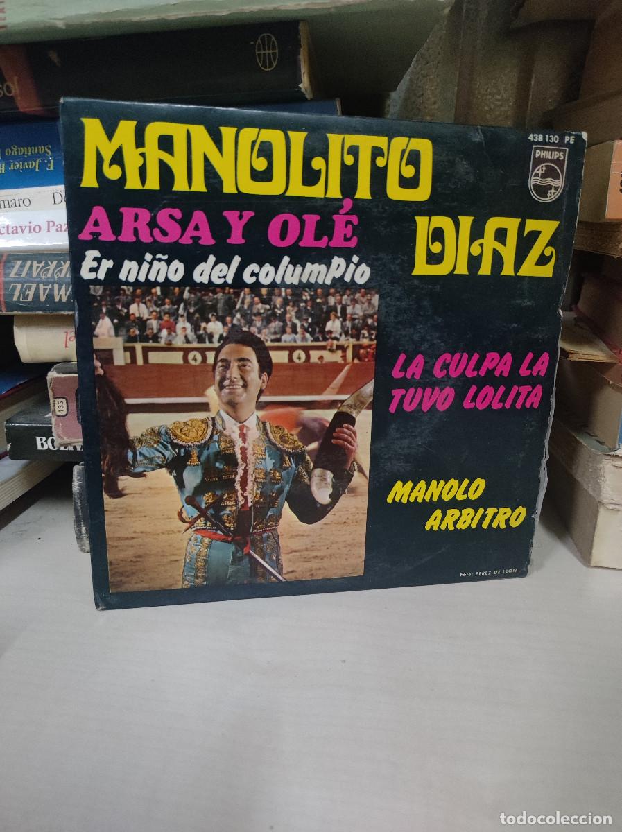 Discos de vinilo: Manolito Diaz &ndash; Arsa Y Ol&eacute; - Foto 1