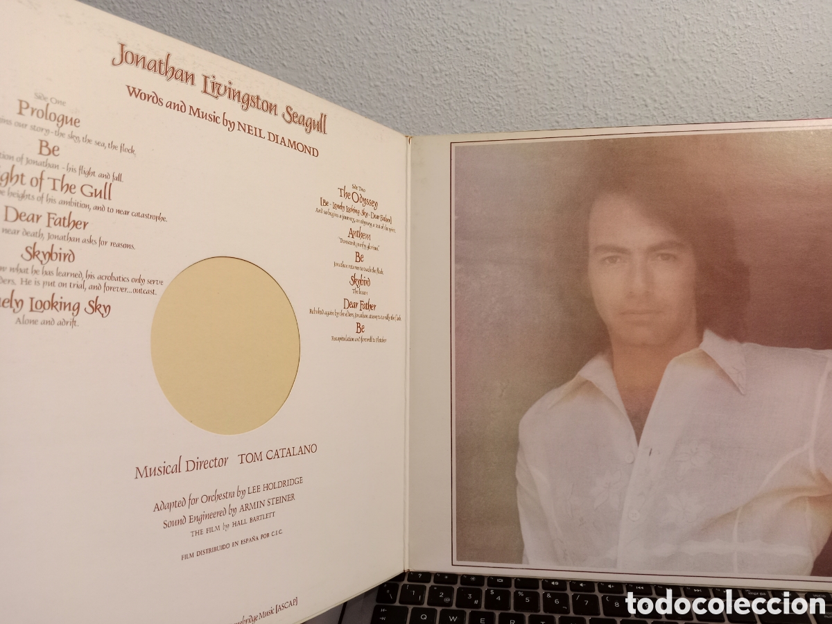 Discos de vinilo: Neil Diamond - Jonathan livingston... (Espa&ntilde;a con libreto!) - Foto 2