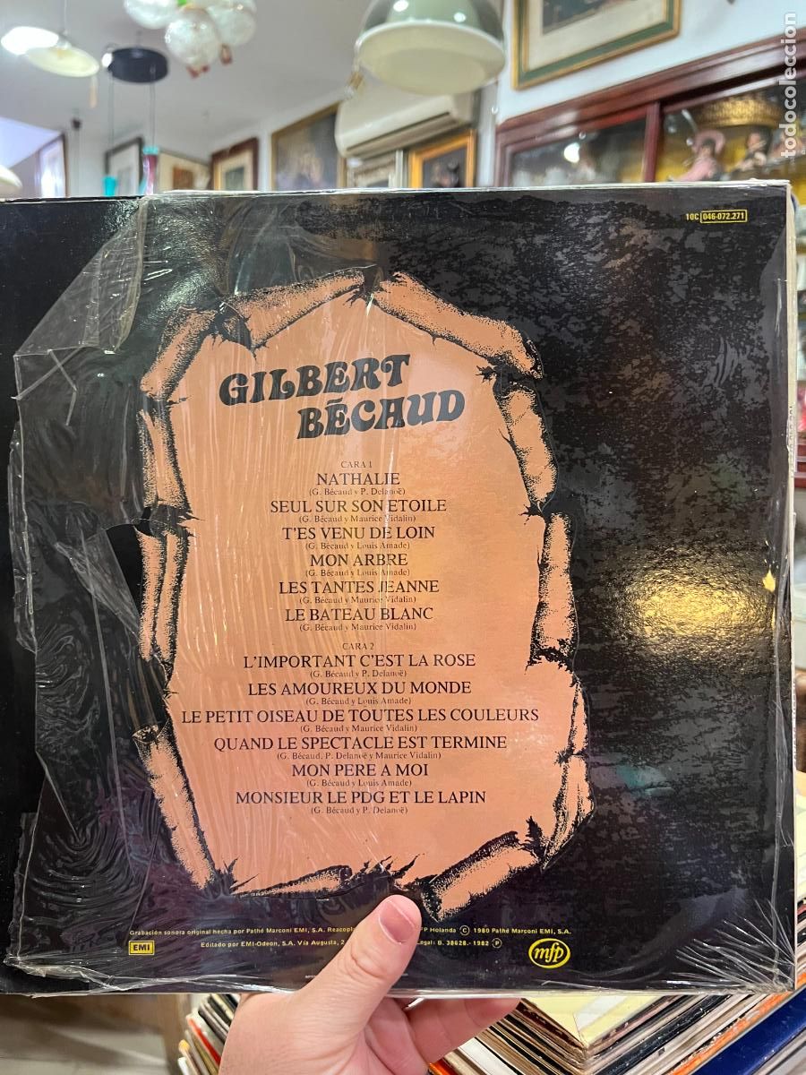 Discos de vinilo: LP GILBERT BECAUD - Foto 2