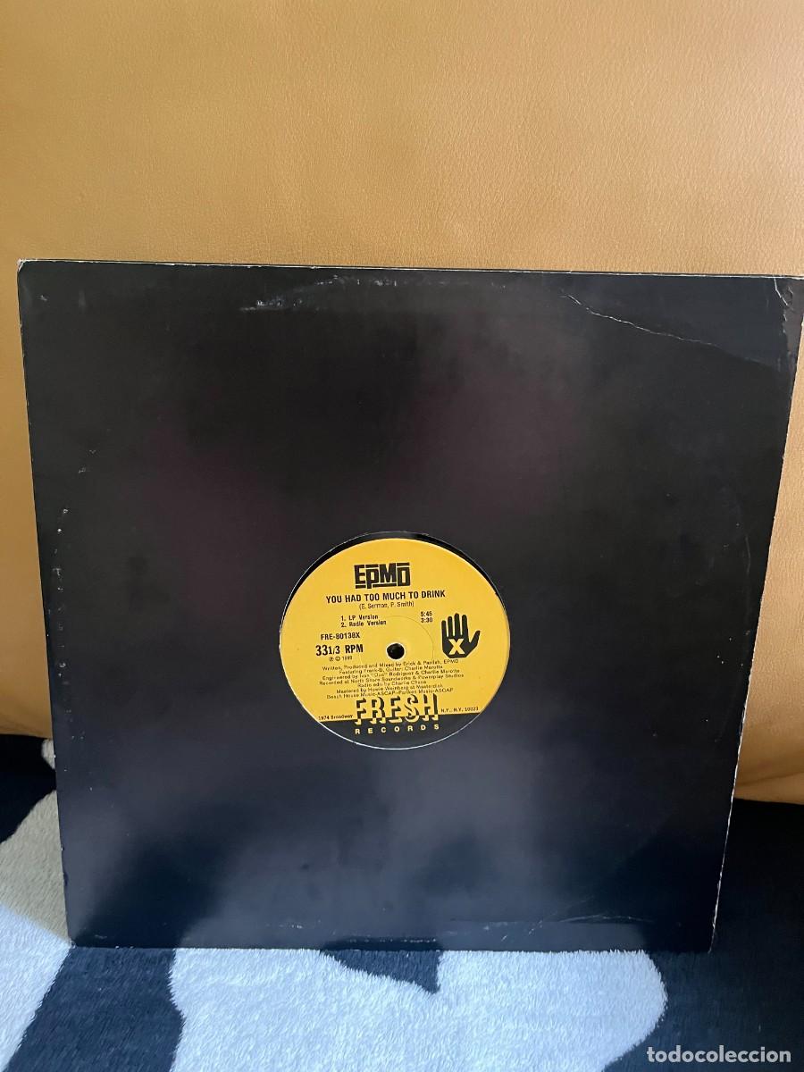 Discos de vinilo: EPMD &lrm;&ndash; You Had Too Much To Drink - Foto 1
