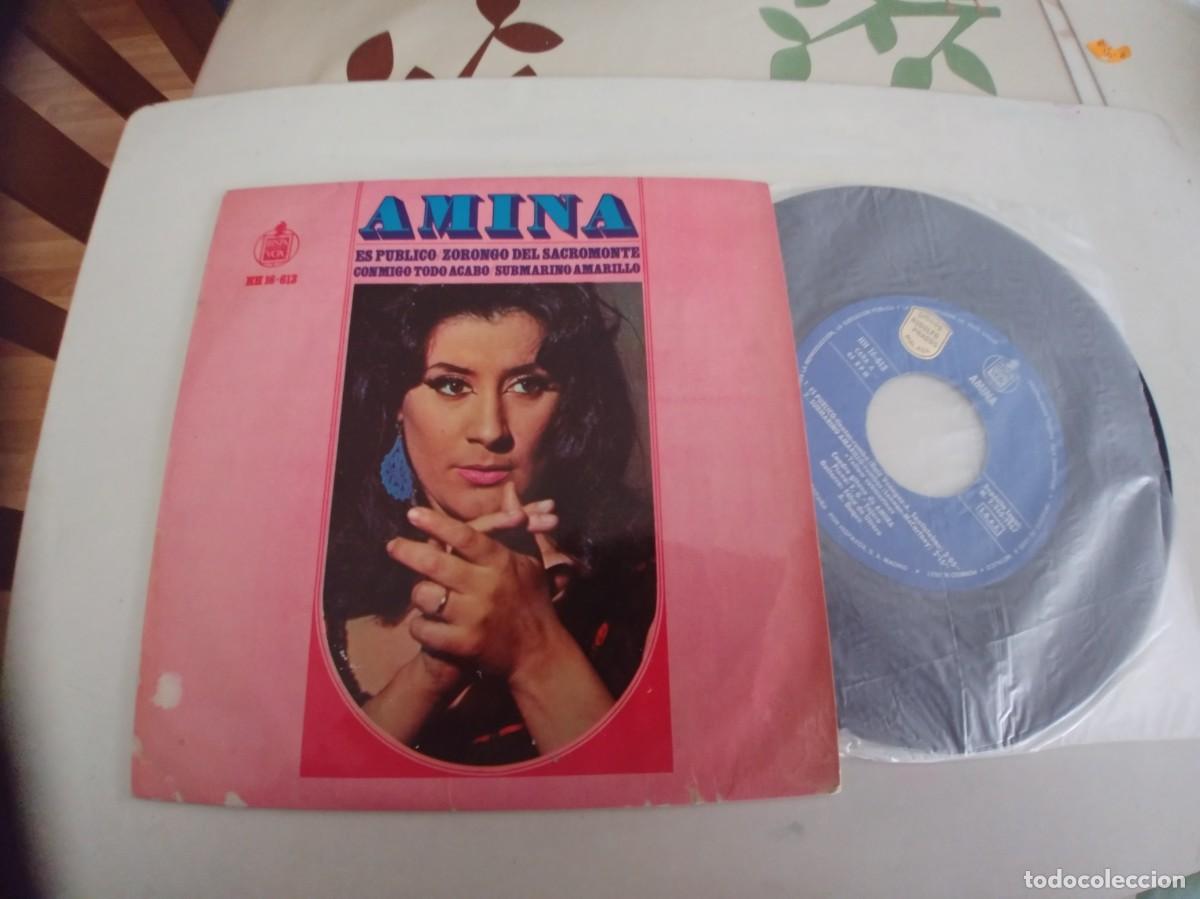 Discos de vinilo: AMINA-EP ES PUBLICO +3 - Foto 1