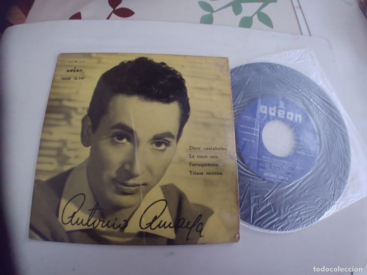 Discos de vinilo: ANTONIO AMAYA-EP DOCE CASCABELES +3 - Foto 1